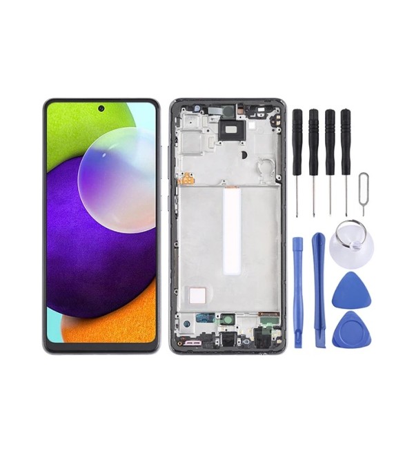 Samsung Uyumlu Galaxy SM-A525 A52 Ekran Lcd Dokunmatik Full Çıtalı Tam Boyut Oled