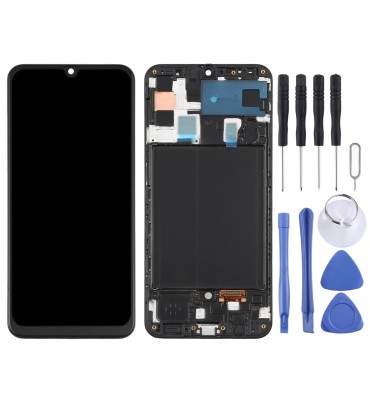 Samsung Uyumlu Galaxy SM-A505 A50 Ekran Lcd Dokunmatik Full Çıtalı Oled (AA Kalite)