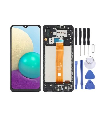 Samsung Uyumlu Galaxy SM-A022 A02 Ekran Lcd Dokunmatik Full Çıtalı