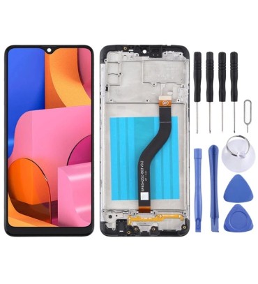 Samsung Uyumlu Galaxy SM-A207 A20S Ekran Lcd Dokunmatik Full Çıtalı (A Kalite)