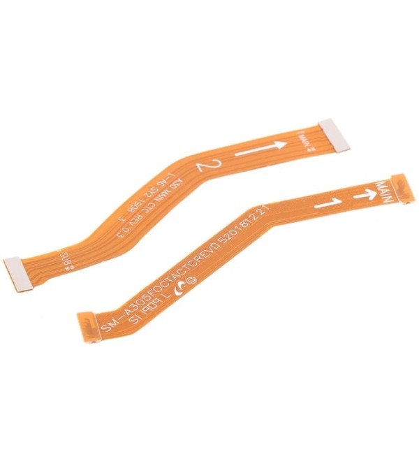 Samsung Uyumlu Galaxy SM-A305 A30 Ara Ekran ve Şarj Flex