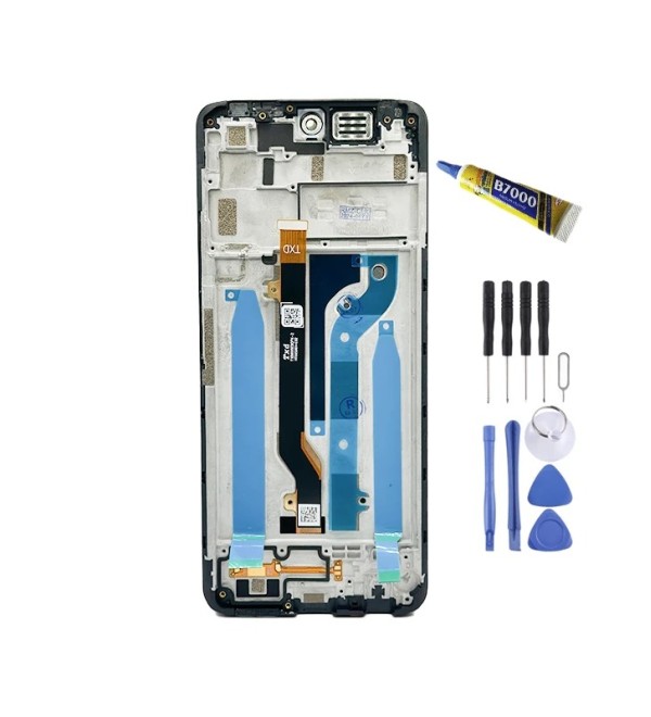 Infinix Note 10 Uyumlu Ekran LCD Dokunmatik Full Çıtalı