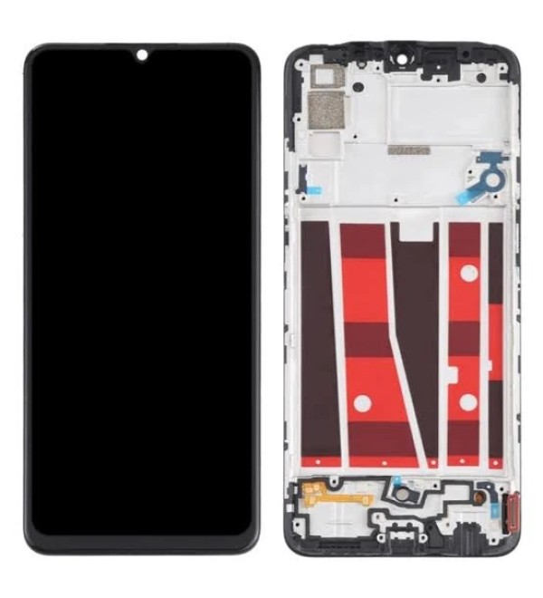 Oppo Uyumlu Oppo (CPH2021) A91 Ekran Lcd Dokunmatik Full Çıtalı Oled (AA Kalite)