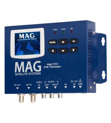 DEXTER MAG MG-17313 LCD EKRANLI HD-RF CONVERTER FULL HD DVB-T ENCODER MODULATOR (DVB-T/AV/HDMI)