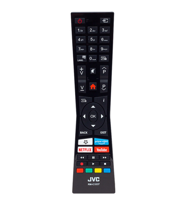 ORJİNAL KL VESTEL RC A2 43100P - JVC RM-C3337 NETFLIX-YOUTUBE-PRİME VİDEO TUŞLU LCD LED TV KUMANDA (SRC-4316)