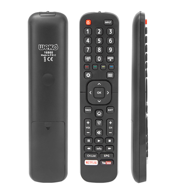 WEKO KL HISENSE RM-L1335 PLUS NETFLIX-YOUTUBE TUŞLU LCD LED TV KUMANDA