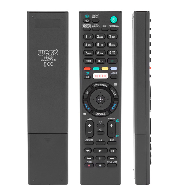 WEKO KL RM-L1275 SONY NETFLIX TUŞLU LCD LED TV KUMANDA