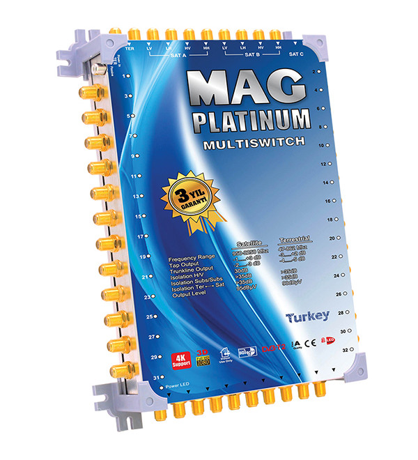 Mag Platinum 10-40 Kaskatlı Uydu Santrali - Çift Çanak & Digiturk Girişi