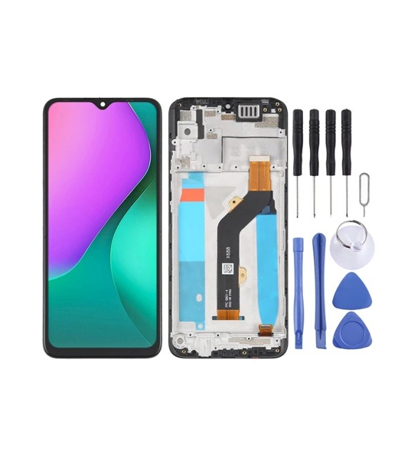 Infinix Hot 10 Play Uyumlu Ekran LCD Dokunmatik Full Çıtalı