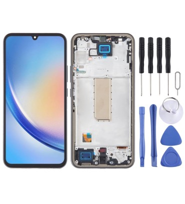 Samsung Uyumlu Galaxy SM-A346 A34 5G Ekran Lcd Dokunmatik Full Çıtalı Oled (AA Kalite)