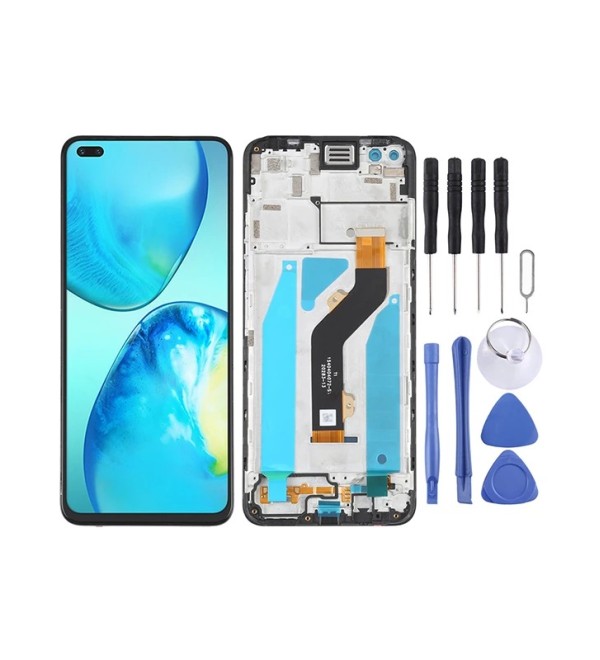 Infinix Note 8 Uyumlu Ekran LCD Dokunmatik Full Çıtalı